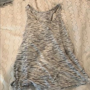 Lululemon Grey Tank with Slit